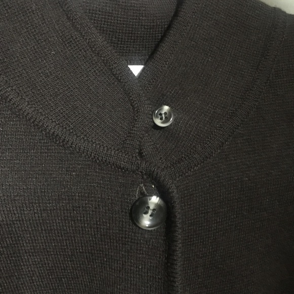 JONES New York Espresso Brown Flat Knit Jacket - Picture 5 of 9